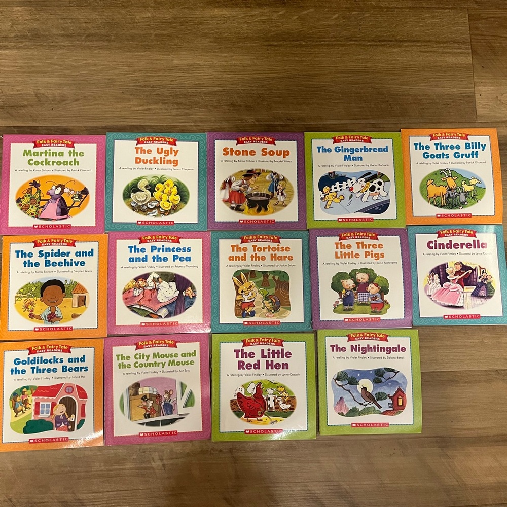 14 Folk &. Fairy Tale Easy Reader books